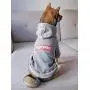 ChoChoCho Pup Dog Hoodie Pet Clothing Cotton Cat Hoodies Stylish Streetwear Sweatshirt Gray Tracksuits Outfit for Dog Cat Puppy Small Medium Large (XL) ChoChoCho Pup Dog Hoodie Pet Clothing Cotton Cat Hoodies Stylish Streetwear Sweatshirt Gray Tracksuits Outfit for Dog Cat Puppy Small Medium Large (XL)