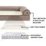Furhaven Pet Dog Bed - Cooling Gel Memory Foam Faux Fleece and Chenille Soft Woven Traditional Sofa-Style Living Room Couch Pet Bed with Removable Cover for Dogs and Cats Furhaven Pet Dog Bed - Cooling Gel Memory Foam Faux Fleece and Chenille Soft Woven Traditional Sofa-Style Living Room Couch Pet Bed with Removable Cover for Dogs and Cats