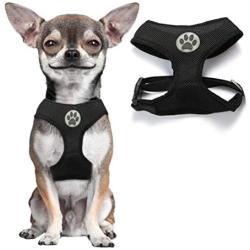 BINGPET Soft Mesh Dog Harness Pet Walking Vest Puppy Padded Harnesses Adjustable