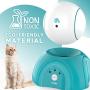 Cat Laser Toy,Laser Ball for Cats,Cat Toys Interactive,Non-Toxic and Eco-Friendly Cat Toy with Three Play Mode,Separation Design and Timer Setting Laser Toy,360°Automatic Rotating Lase