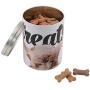 Paw Prints 37722 Carlos The Bulldog Design Large Treat Tin, 5.25'' x 5.25'' x 7.5'', One Color