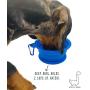 Nessie Goods Travel Pet Bowl, Collapsible Bowl with Suction Cup Bottom