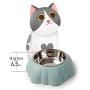 Stainless Steel Dog Bowl, Cat Bowls and Pet Bowls, Non-Slip, Anti-Rollover and Rust Resistant Feeding Bowls for Food and Water of Puppies or Kittens