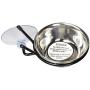 K&H Pet Products EZ Mount Up & Away Kitty Diner 12oz. Stainless/Black Mounts to Windows