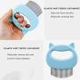 Pet Grooming Shedding Brush, Pet Cat Dog Hair Massage Shell Comb Massage Tool, Effective Deshedding Grooming Hair Remover for cat Removing Matted Fur, Knots and Tangles