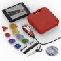 Wahl Professional Animal Deluxe U-Clip Pet, Dog, & Cat Clipper & Grooming Kit (#9484-300), Red and Chrome