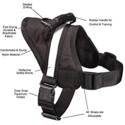 EXPAWLORER Big Dog Harness Soft Reflective No Pull Vest for Medium to Large Dogs¡­