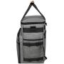 Hilike Premium Pet Travel Bag for Dog & Cat-Week Away Tote Organizer Bag for Dogs Travel-Includes 1 Dog Tote Bag,1 Dog Food Carrier Bag, 2 Silicone Collapsible Bowls,1 Blanket,1 Frisbee(Grey)
