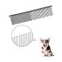 Pet Steel Comb Stainless Steel Grooming Comb with Rounded Ends Steel Combs for Dog Cat Steel Grooming Dog Cat Comb Tool Knots - Cat Comb for Removing Matted Fur - Grooming Tool with Stainless Steel Teeth Best Pet Hair Comb for Home Grooming Kit