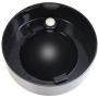 Pawvac 2.5 Pound Vacuum Sealed Pet Food Storage Container; Black Cap & Clear Body/Black Paws