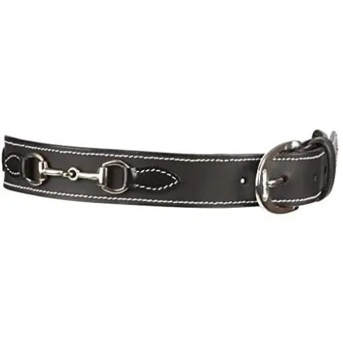 Huntley Equestrian Daisy Clipper Childrens Leather Snaffle Bit Belt Huntley Equestrian Daisy Clipper Childrens Leather Snaffle Bit Belt