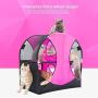 Cat Tunnel House Double-Layer Cat Jumping Platform Innovative Cat Jumping Climbing Tent Tunnel Cat Cat Tree House Play Tent Condo Activity Tower Tunnel