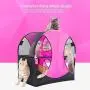 Cat Tunnel House Double-Layer Cat Jumping Platform Innovative Cat Jumping Climbing Tent Tunnel Cat Cat Tree House Play Tent Condo Activity Tower Tunnel
