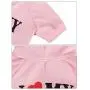 2 Pieces Pet Clothes Puppy Hoodie Sweater Dog Pullover Sweater I Love My Mom Dog Sweatshirt Warm Sweater (M, Black and Pink)