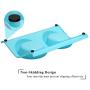 UPSKY Double Dog Cat Bowls Premium Stainless Steel Pet Bowls No-Spill Resin Station, Food Water Feeder Cats Small Dogs.