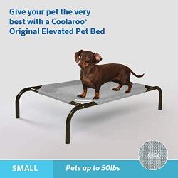 The Original Elevated Pet Bed By Coolaroo - Small Grey