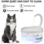 THMY Pet Water Fountain, Cat Water Dispenser, Automatic Circulating Fountain, Pet Fountain, Cat Drinking Fountain with LED Light THMY Pet Water Fountain, Cat Water Dispenser, Automatic Circulating Fountain, Pet Fountain, Cat Drinking Fountain with LED Light