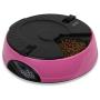 Automatic Timer Control Pet Feeder for feeding cats and dogs timely PINK