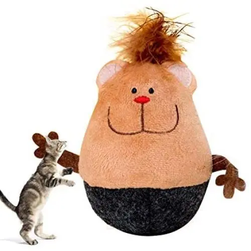 LKOAYRZ Cat Catnip Toys Interactive Chew Toy Squid Tumbler Design Bite Resistant for Teething with Catnip and Soft Cotton Filling LKOAYRZ Cat Catnip Toys Interactive Chew Toy Squid Tumbler Design Bite Resistant for Teething with Catnip and Soft Cotton Filling