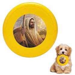 Pet Frisbee Flying Disc Dog Toy - Multifunction Light of The World Greg Olsen