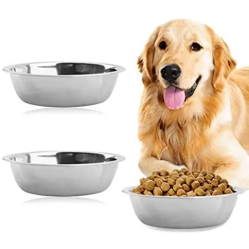 Lainrrew 3 Pcs Stainless Steel Dog Bowls, Dog Food Bowl Pet Feeder Bowl Cat Food Dish Replacement Pet Bowls for Pet Feeding Station - Metal Food and Water Dish for Small Dogs and Cats Lainrrew 3 Pcs Stainless Steel Dog Bowls, Dog Food Bowl Pet Feeder Bowl Cat Food Dish Replacement Pet Bowls for Pet Feeding Station - Metal Food and Water Dish for Small Dogs and Cats