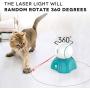 Cat Laser Toy,Laser Ball for Cats,Cat Toys Interactive,Non-Toxic and Eco-Friendly Cat Toy with Three Play Mode,Separation Design and Timer Setting Laser Toy,360°Automatic Rotating Lase