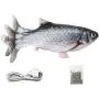 Interactive Fish Kicker cat Toy, Electronic 3D Printed Fish, Realistic Plush Simulation Electric Wagging Fish Cat Toy Catnip Kicker Toys, Funny Pets Pillow Chew Bite Kick Supplies for Cat Interactive Fish Kicker cat Toy, Electronic 3D Printed Fish, Realistic Plush Simulation Electric Wagging Fish Cat Toy Catnip Kicker Toys, Funny Pets Pillow Chew Bite Kick Supplies for Cat