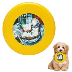 Pet Frisbee Flying Disc Dog Toy - Multifunction A Beignet Morning Dianne Parks