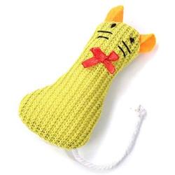ocijf179 Cat Toy Pet Cat Kitten Plush Mouse Rat Doll Catnip Funny Interactive Bite Chewing Toy - Beige