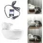 KNDJSPR Lotus Cat Waterer, Automatic Ceramic Drinking Fountain, Soften Water Prevent Dry Burning, 6 Replaceable Filters, for Bedroom Balcony Living Room KNDJSPR Lotus Cat Waterer, Automatic Ceramic Drinking Fountain, Soften Water Prevent Dry Burning, 6 Replaceable Filters, for Bedroom Balcony Living Room