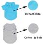 TOLOG 4 Pack Dog T-Shirt Pet Summer Shirts Puppy Clothes for Small Medium Large Dog Cat，Soft and Breathable Cotton Outfit Apparel