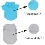 TOLOG 4 Pack Dog T-Shirt Pet Summer Shirts Puppy Clothes for Small Medium Large Dog Cat，Soft and Breathable Cotton Outfit Apparel