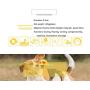 JKQ Soft Cat Balls Colorful Rubber Scratching Balls Pet Chew Toys Ball Bite Resistant Training Toys Treat Balls for Small Dogs, Cats, Kittens