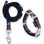 ThinkPet Cute Puppy Dog Collar and Lead Set Colorful Strong Adjustable for Small Dogs