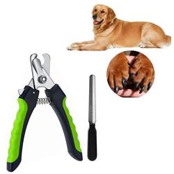 Dog & Cat Pets Nail Clippers and Trimmers,Fooxmart Pet Claw Paw Trimmer Scissor Grooming Tool for Small, Medium and Large Breeds,with Free Nail File