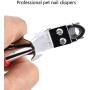 Dog Nail Clippers Professional Stainless Steel Pet Toes Cutter Scissor Dog Claw Trimmer Grooming Tool for Large Medium Dogs Cats