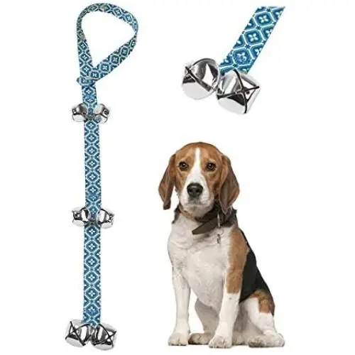 Pet Heroic Dog DoorBells for Potty Training & House Training, Unique Style & Premium Quality, Loud & Crisp DoorBells, Adjustable Door Bell Length for Small, Medium and Large Dogs Pet Heroic Dog DoorBells for Potty Training & House Training, Unique Style & Premium Quality, Loud & Crisp DoorBells, Adjustable Door Bell Length for Small, Medium and Large Dogs