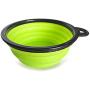 Pet Changeable Pet Bowl Toy Foldable Silicone Dog Bowl Portable Out Pet Folding Bowl Outdoor Travel Pet Dog Bowl (Color : Beiger, Size : Large)