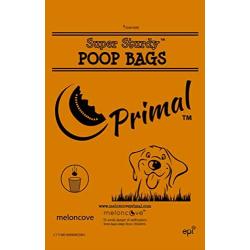 Melon Cove Primal Dog Poop Bags 300 Earth Friendly Super Sturdy Dog Waste Bags, 15 Bags per Roll 8% Longer Extra Strong Leak-Proof Bags Rolling Cores Dog Bags Dispensers Bag Size 9 x 14 Inches