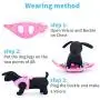 KLCW Pink Dog Harnesses for Small Dogs Diamond Dog Harness for Girl & Dog Birthday Gift- Small Dog Harness No Escape Step in Dog Vest Harness KLCW Pink Dog Harnesses for Small Dogs Diamond Dog Harness for Girl & Dog Birthday Gift- Small Dog Harness No Escape Step in Dog Vest Harness