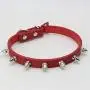 Pet Toys Great Cat Dog Rivet Collar Pet Accessory Collar, Size: S(Purple) (Color : Red)