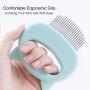Pet Grooming Shedding Brush, Pet Cat Dog Hair Massage Shell Comb Massage Tool, Effective Deshedding Grooming Hair Remover for cat Removing Matted Fur, Knots and Tangles