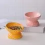 LIONWEI LIONWELI Ceramic Raised Cat Bowls, Tilted Elevated Food or Water Bowls, Stress Free, Backflow Prevention, Dishwasher and Microwave Safe, Lead & Cadmium Free LIONWEI LIONWELI Ceramic Raised Cat Bowls, Tilted Elevated Food or Water Bowls, Stress Free, Backflow Prevention, Dishwasher and Microwave Safe, Lead & Cadmium Free