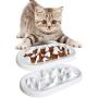 none branded 2 Pack Cat Slow Feeder Bowl,HICOMIE Pet Fun Interactive Slow Feeder Cat Bowl,Stress Free Pet Bowl Helps Stop Bloat Prevents Obesity Improves Digestion