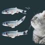 Electric Catnip Fish Toys for Cats Fish Catnip Toys Cat Toys Simulation Plush Fish Shape Toy Doll Interactive Pets Pillow Chew Bite Kick Supplies for Cat Kitten