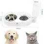 ELSPET 2 in1 Cats Gravity Waterer/Cats Food Bowl, Anti-Spill Raised Side/Anti-Slip Base, Pet Automatic Water Dispenser with Detachable Bowl and 500ml Water Bottle ELSPET 2 in1 Cats Gravity Waterer/Cats Food Bowl, Anti-Spill Raised Side/Anti-Slip Base, Pet Automatic Water Dispenser with Detachable Bowl and 500ml Water Bottle
