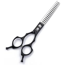 Dream Reach 6.5 Dog Grooming Scissors - Twin Tail Professional Pet Cat Hair Scissors - Best Cutting & Curved & Chunker Shear Pet Clipping Scissors for Small Large Dogs Cats