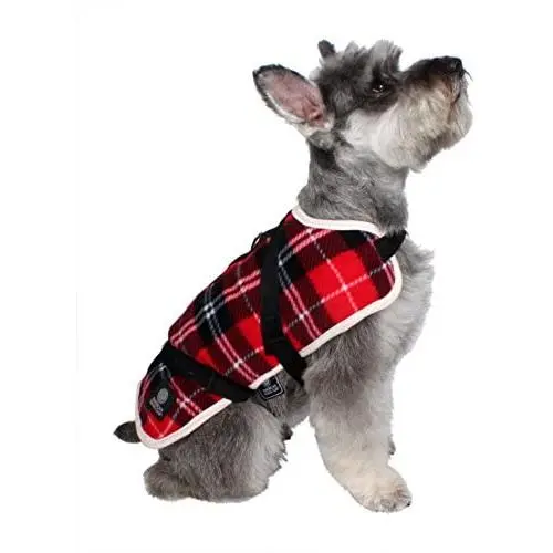 American Kennel Club AKC Fleece Harness Coat with Sherpa Lining American Kennel Club AKC Fleece Harness Coat with Sherpa Lining