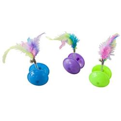 SPOT Ethical Pets Roller Ball Tie Dye Cat Toy, 6'', Assorted