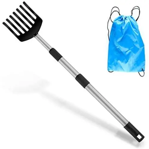 SKYFIELD Dog Pooper Scooper, 3-Stage Extendable Metal Dog Poop Scooper for Large Dogs